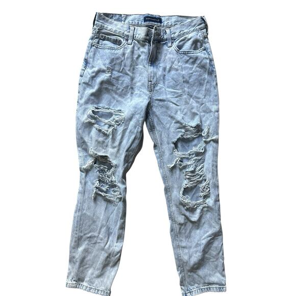 Aeropostale Distressed Mom Jean Women’s Jeans Size 6 - Picture 1 of 2